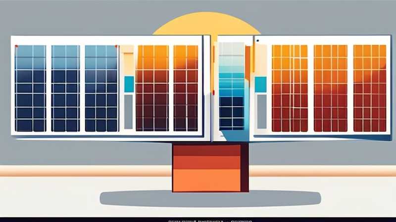 How to connect left and right solar panels