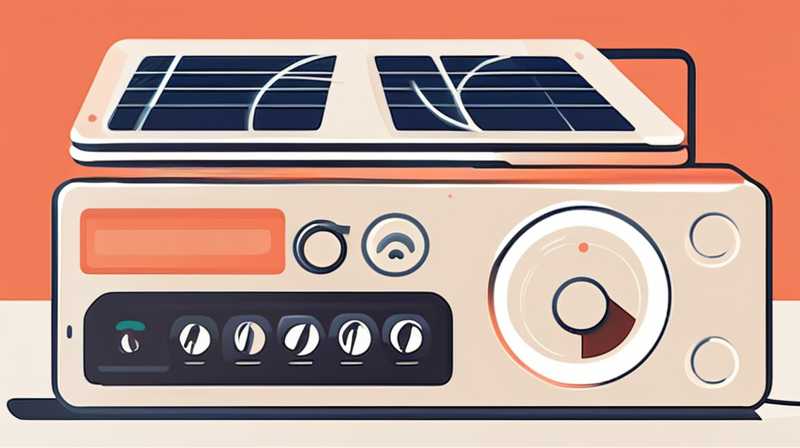 How to turn on the Bluetooth of the solar radio