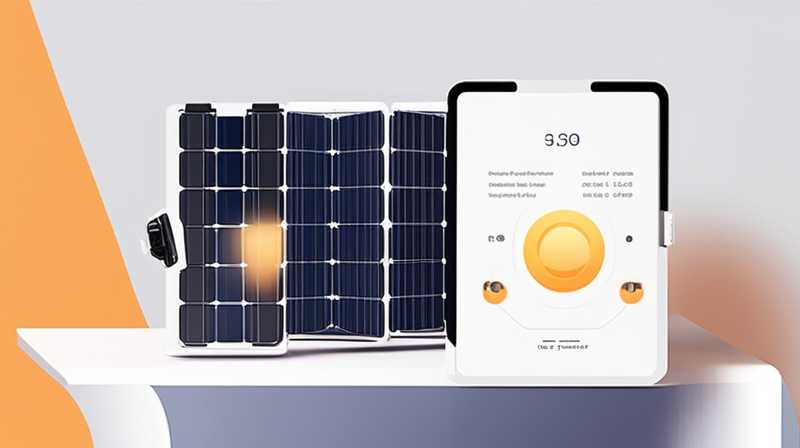 What is the current of 100w solar charging?