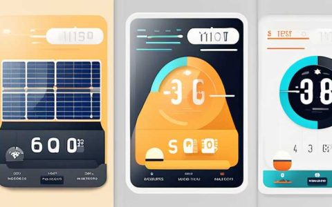 What does it mean when the solar meter shows "on"?