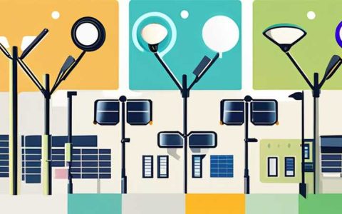 What platform are solar street lights made on?