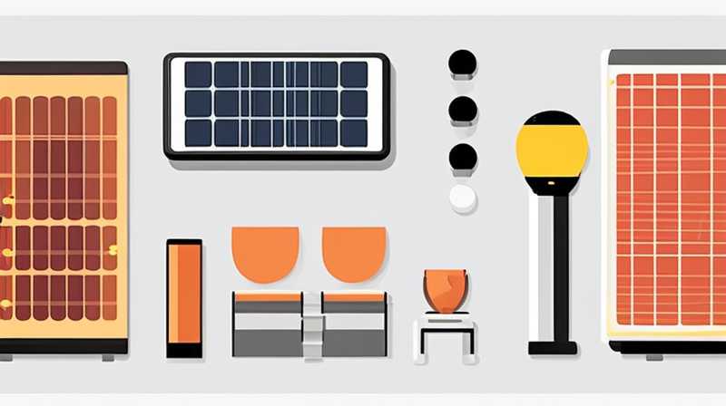 What wire specifications are used for solar lights?