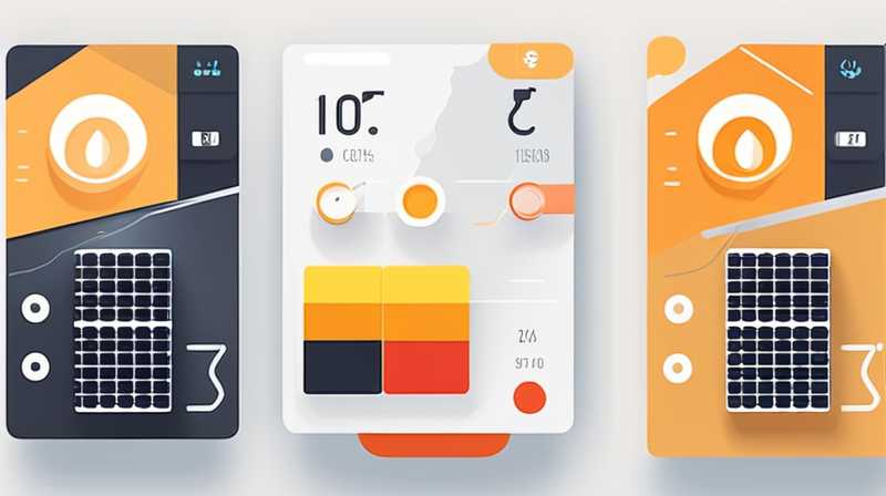 How does the thermostat enter solar energy?