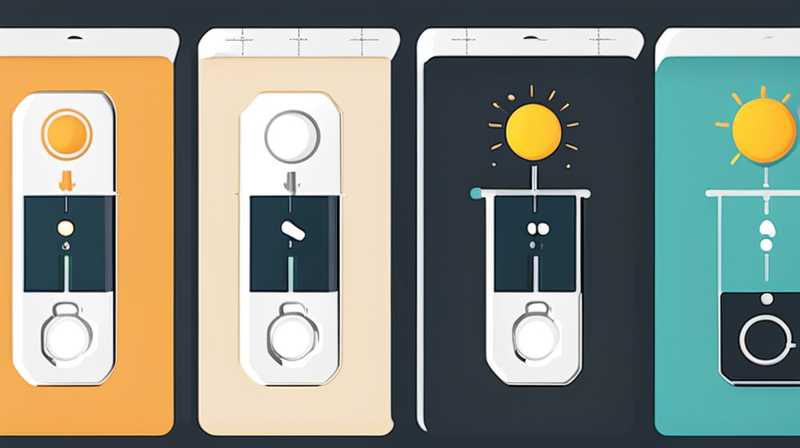 How to connect a solar outdoor switch