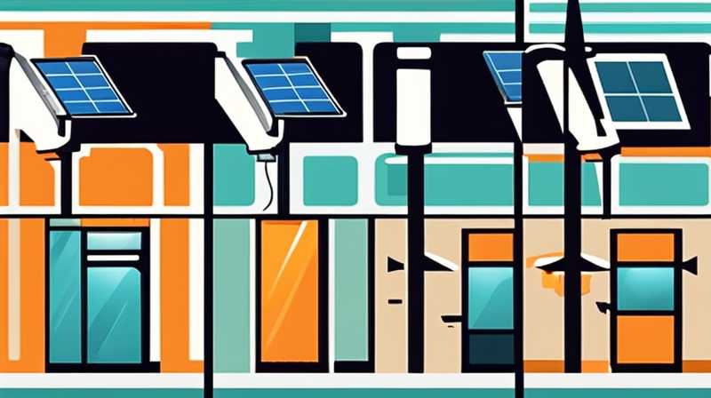 How to disassemble solar panel street lights