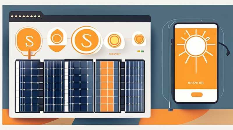 How to set up the solar key panel