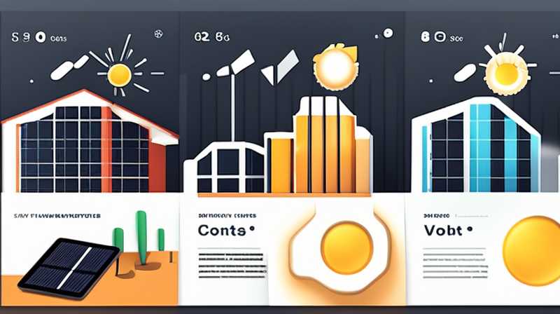 How many volts can a solar light receive?