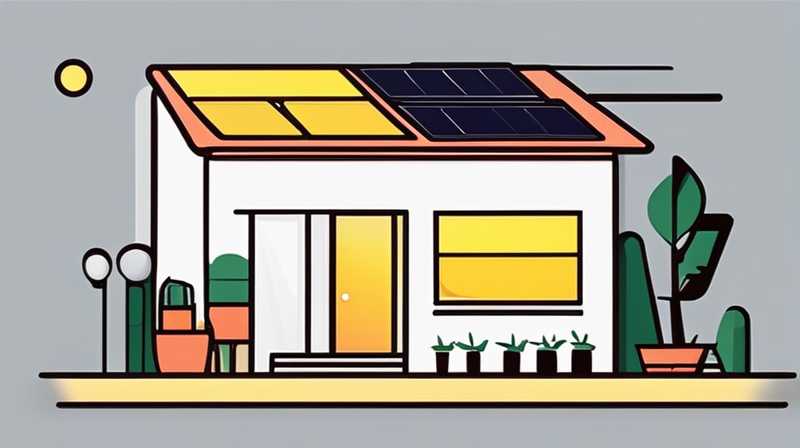 How to store electricity with solar powered home garden lights