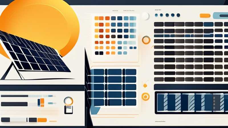 Monitor how many solar panels are equipped