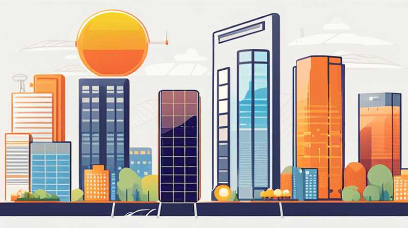 How much solar energy do big cities have?