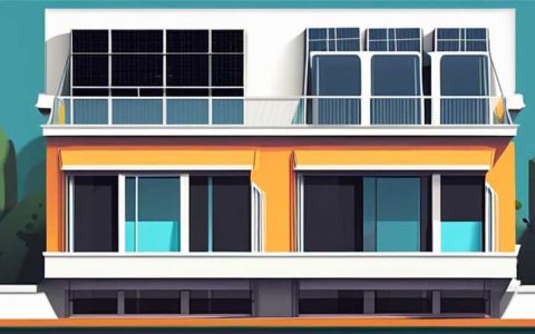 How to adjust the balcony wall solar panel