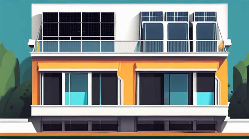 How to adjust the balcony wall solar panel