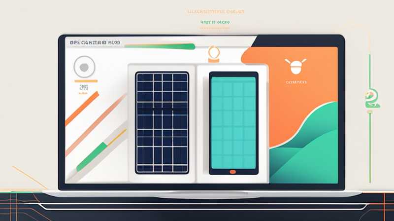 How to charge 18v solar panel