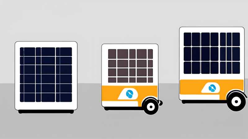 What is the size of the solar panel on a tricycle?