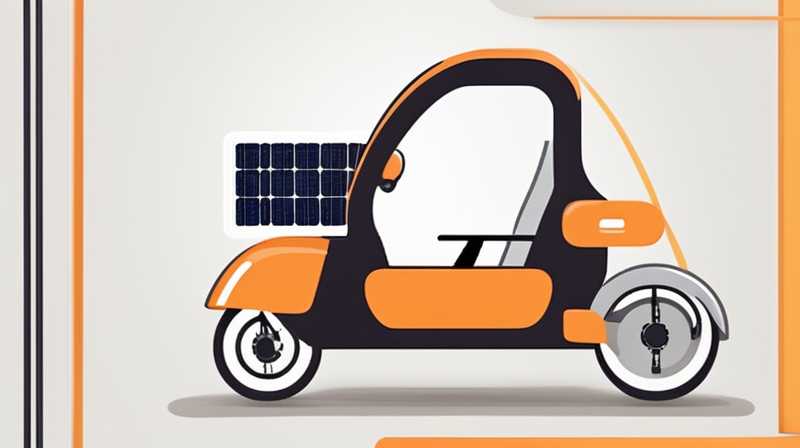 How about solar panels for tricycles