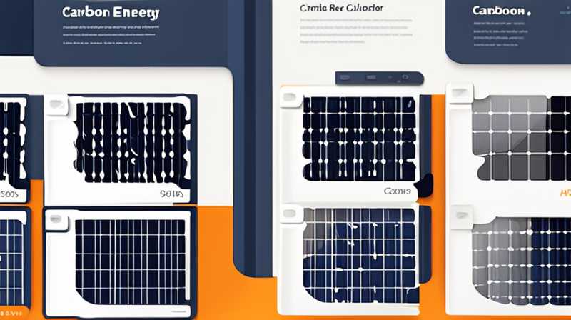 Does solar energy contain carbon? Why?