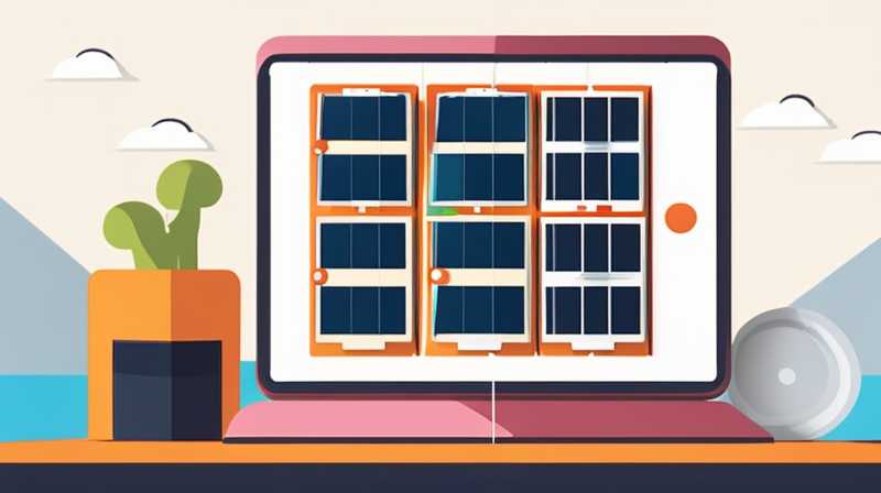 How to take down the portable solar panel