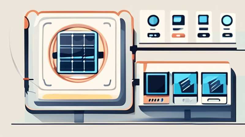 How to read the voltage of solar light panels