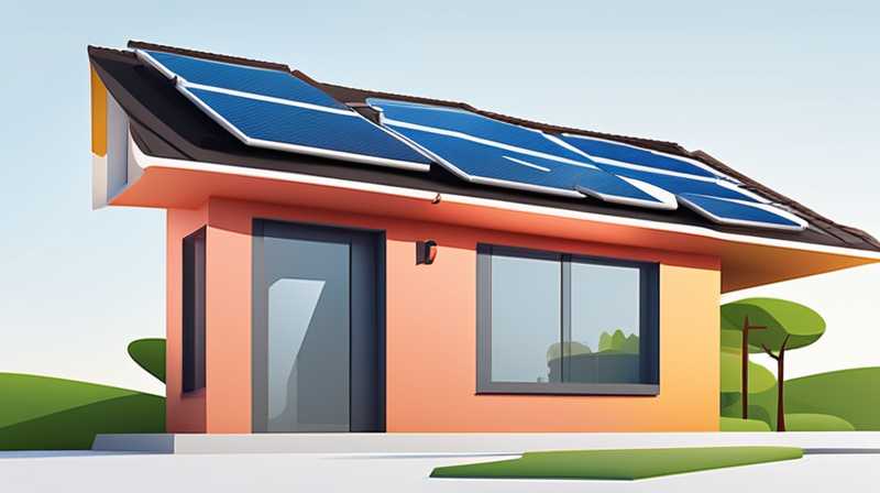 Why is it not recommended to install solar panels on the roof?