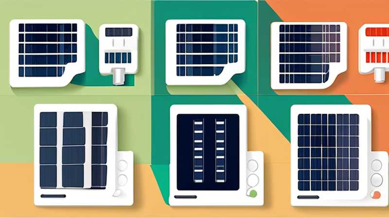 How to connect the solar light to the power board