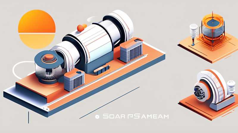 What are solar steam turbines?