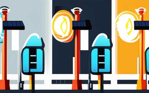 How to say solar street light with pole
