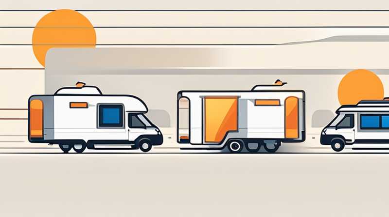 How many watts of solar energy can be used to modify a motorhome