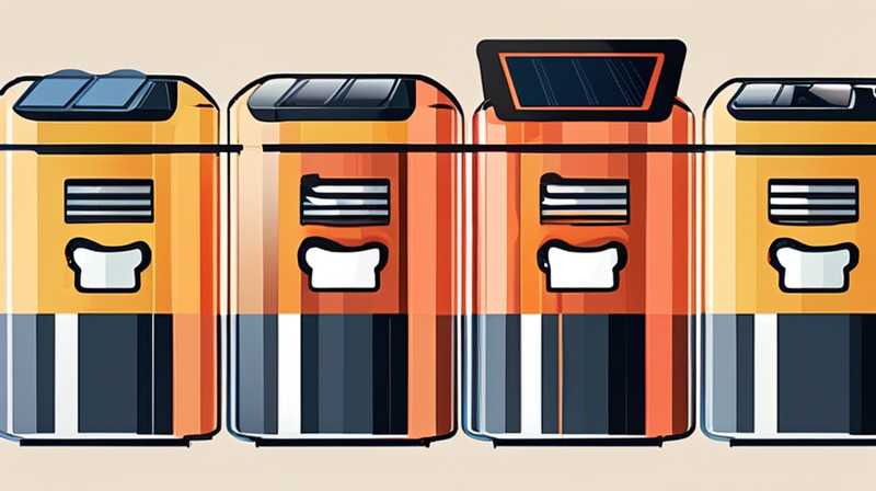 How to dismantle a photovoltaic solar trash can