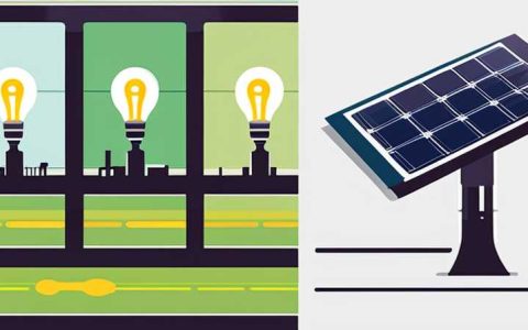 How do solar panels make light bulbs light up?