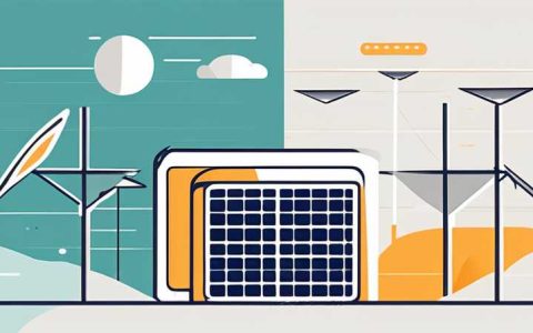 How many square meters are the solar panel lines?