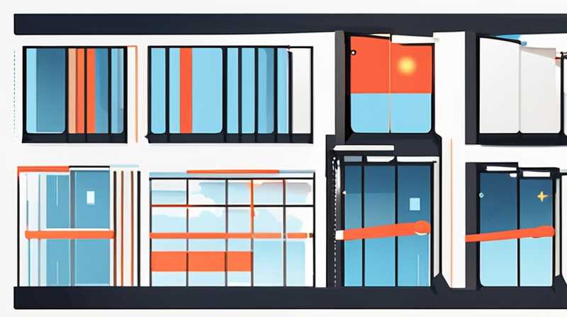 How to hide solar panels against the wall