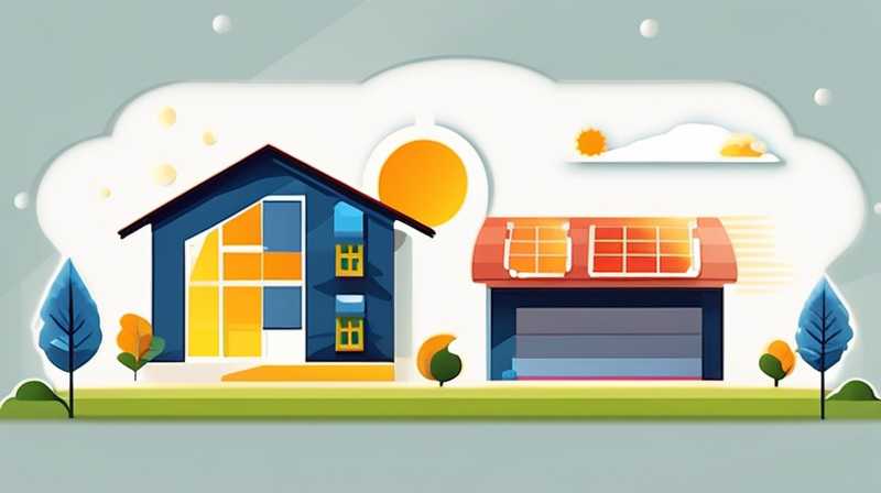 What kind of solar lights should be installed in rural houses