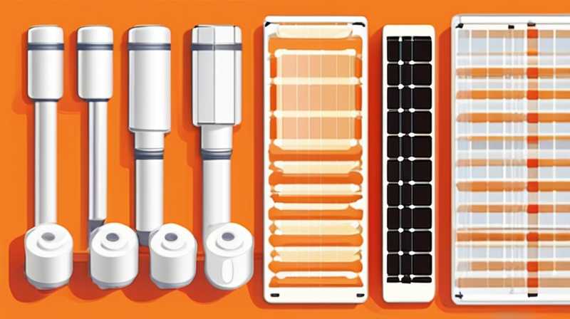 How to seal the solar panel tube