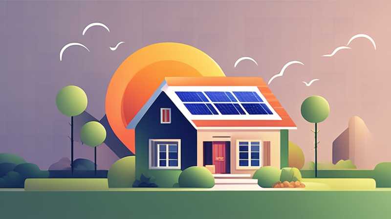 How many V is the solar powered home garden lighting?