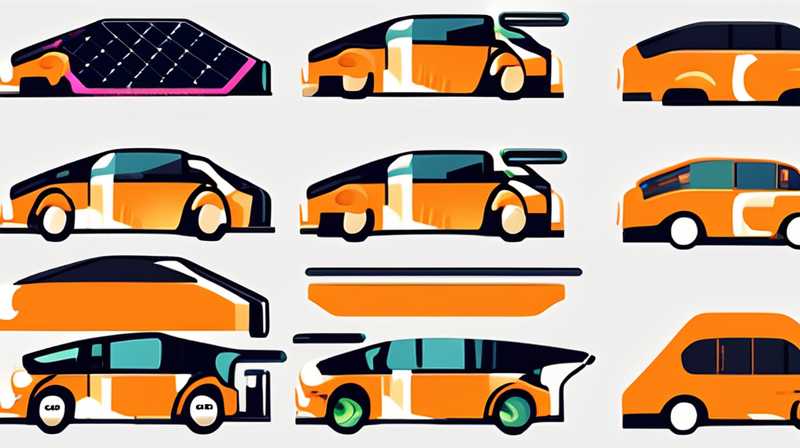 How many solar panels can a B-type car fit?