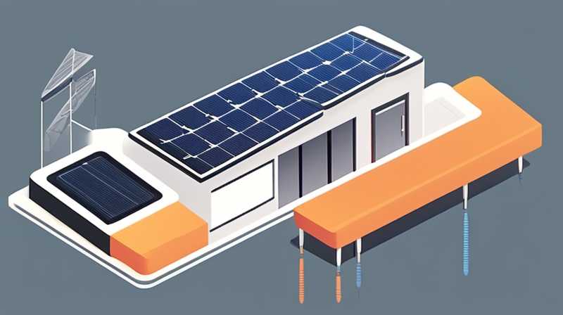 How many watts of solar energy are needed for 50 square meters