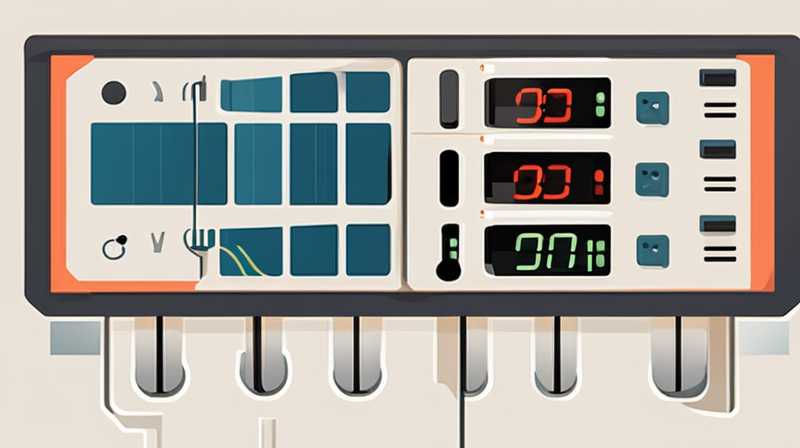 How to connect an ammeter to solar energy