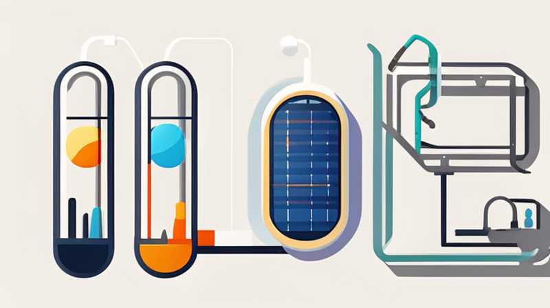 How to put solar signal line into pipe