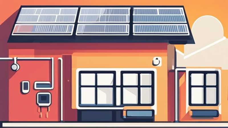 Where is the electricity stored in solar panels?