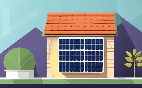 How to install wall-mounted solar panels in a tile house