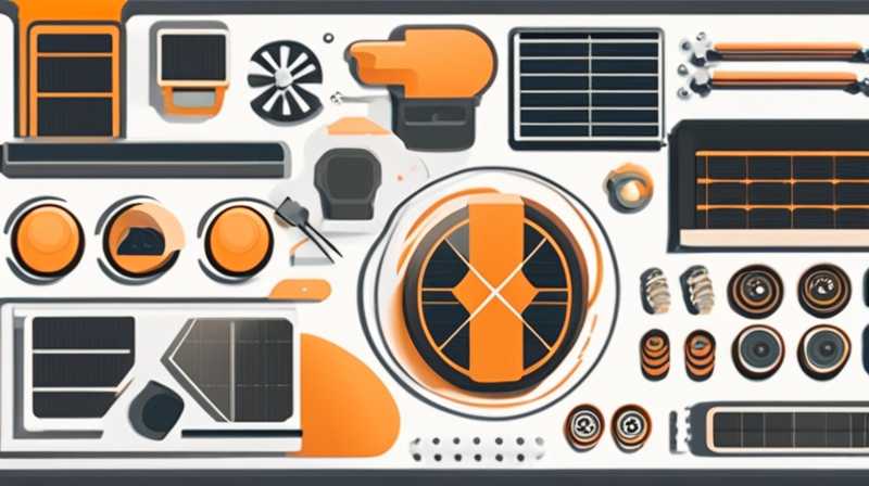 What solar parts are easy to disassemble?