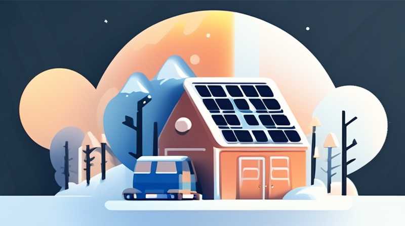 How is solar power generation in winter?