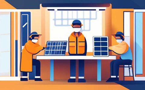 How do solar workshop workers do their jobs?