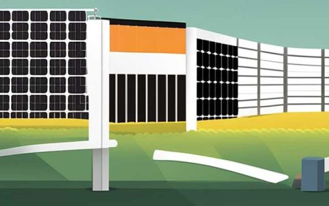 How to remove solar panels on the fence