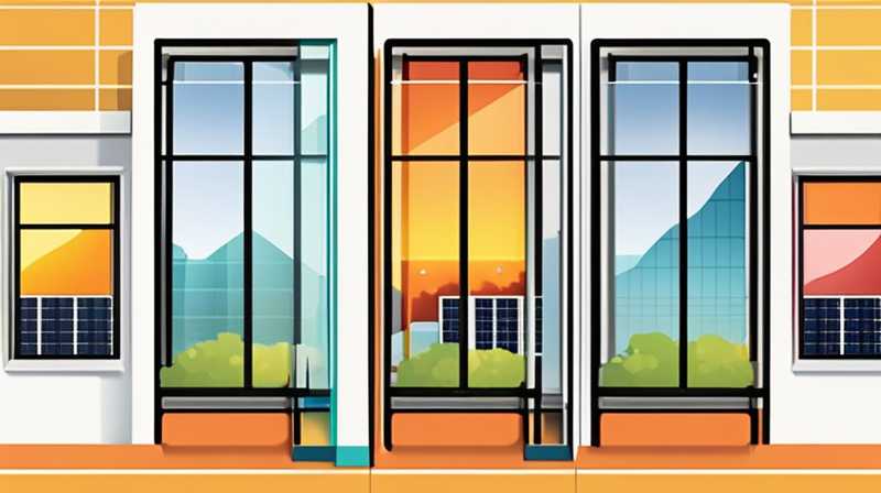 How to use solar glass windows