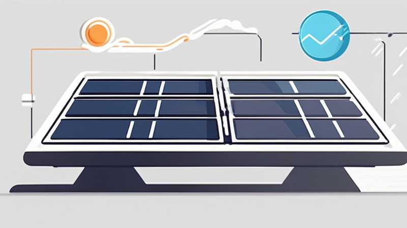 How to check the positive and negative lines of solar panels