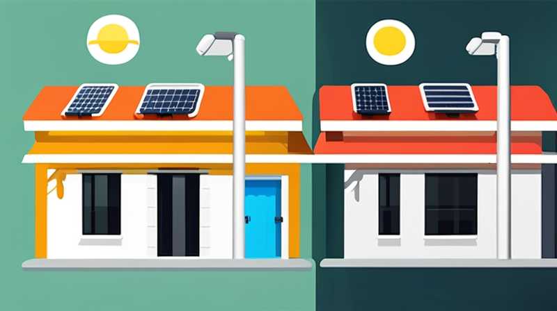 How many kilowatts can a solar street light produce?