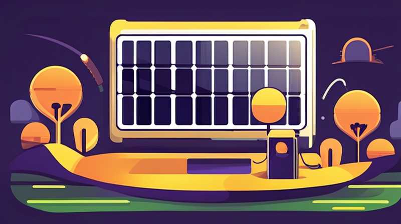 How to charge solar panel colored lights