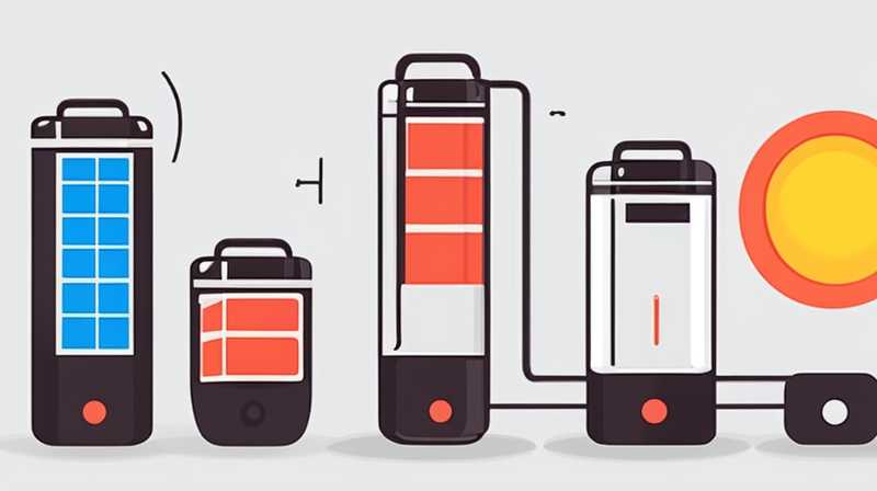 How to connect solar light battery