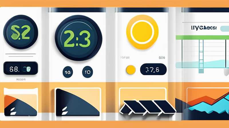 How many watts of solar panels are needed for monitoring?